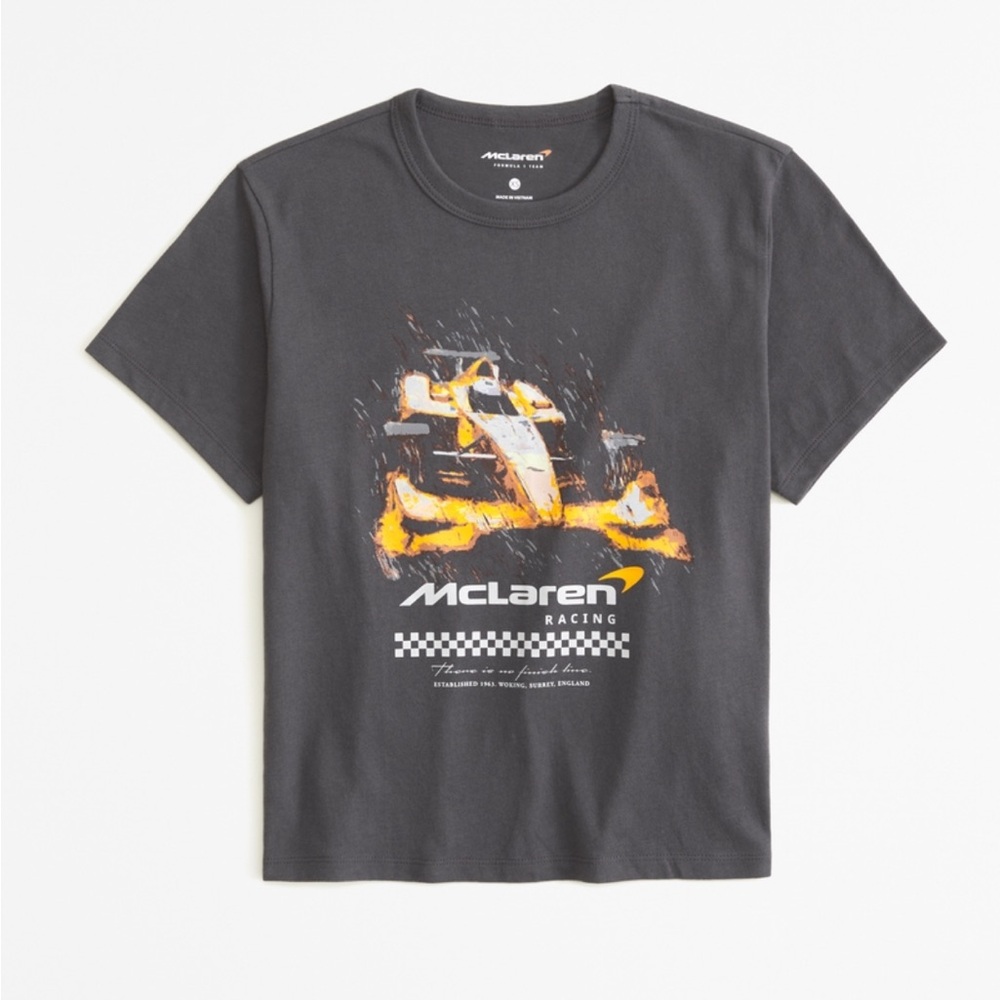 Abercrombie McLaren Racing graphic slim tee